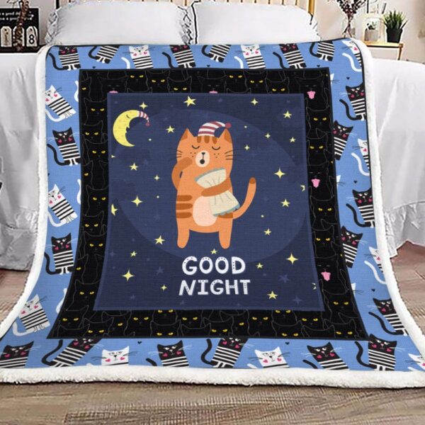 Cat Fleece Blanket Sherpa Blanket