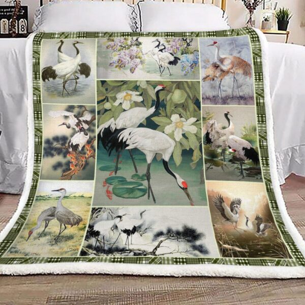 Flamingo Fleece Blanket Sherpa Blanket