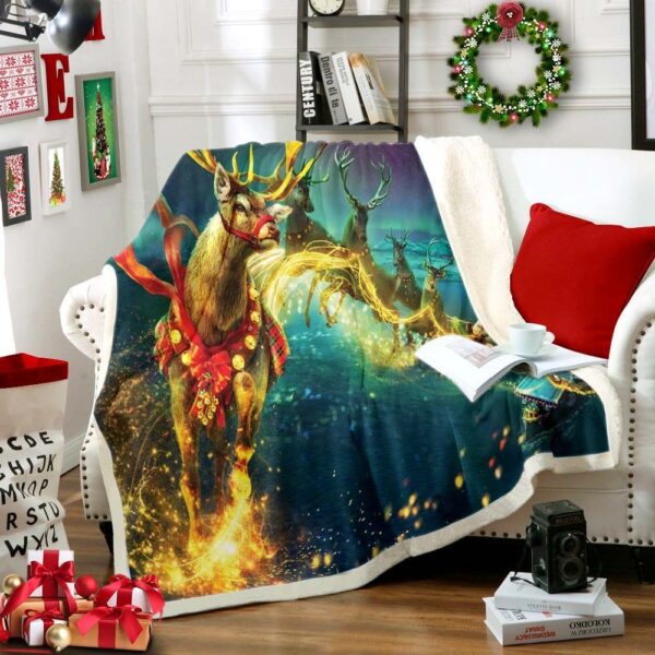 Christmas Fleece Blanket Sherpa Blanket