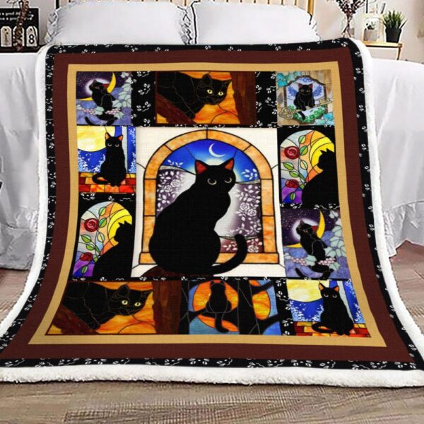 Cat Fleece Blanket Sherpa Blanket