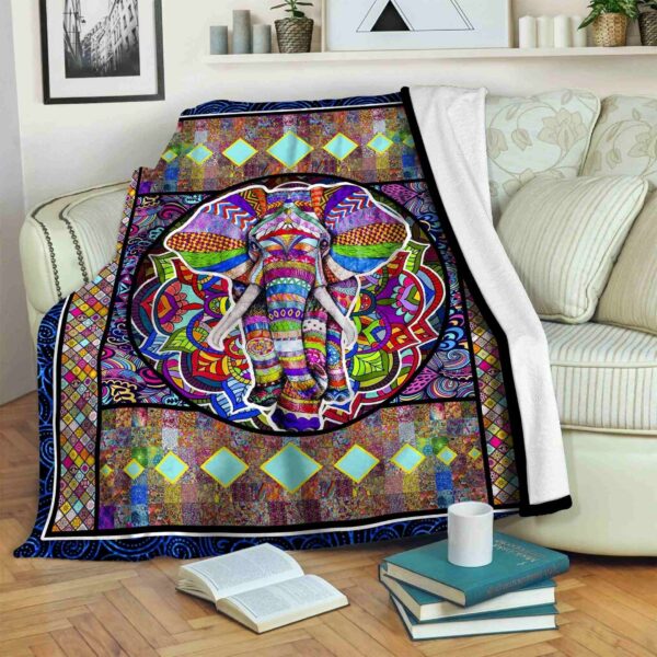 Elephan Fleece Blanket Sherpa Blanket
