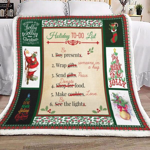Christmas Fleece Blanket Sherpa Blanket