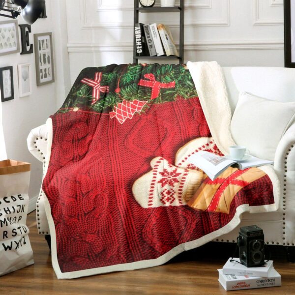 Christmas Fleece Blanket Sherpa Blanket