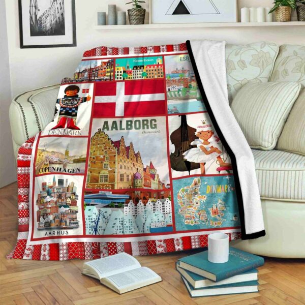 Denmark Fleece Blanket Sherpa Blanket