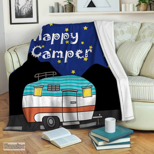 Camping Fleece Blanket Sherpa Blanket