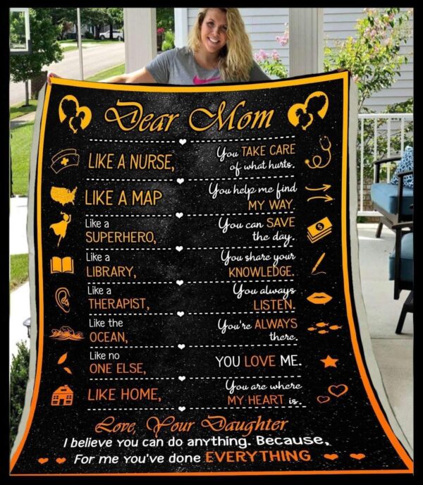 Dear Mom My Evething Fleece Blanket Sherpa Blanket