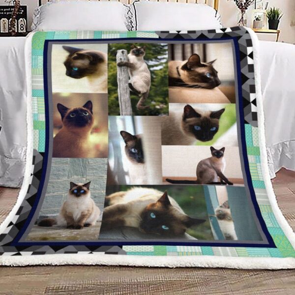 Cat Fleece Blanket Sherpa Blanket