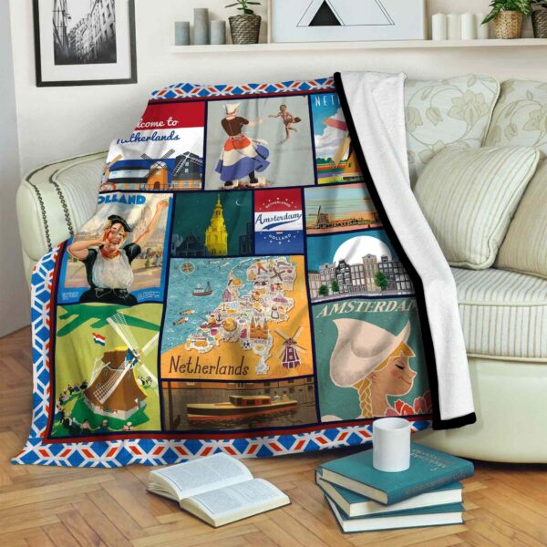 Netherland Fleece Blanket Sherpa Blanket