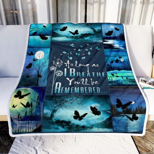 Butterfly Fleece Blanket Sherpa Blanket