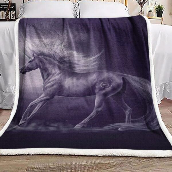 Horse Fleece Blanket Sherpa Blanket