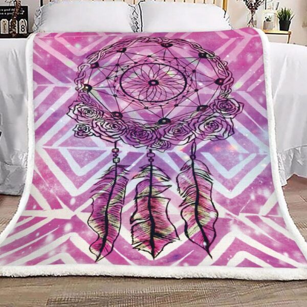Dreamcatcher Fleece Blanket Sherpa Blanket