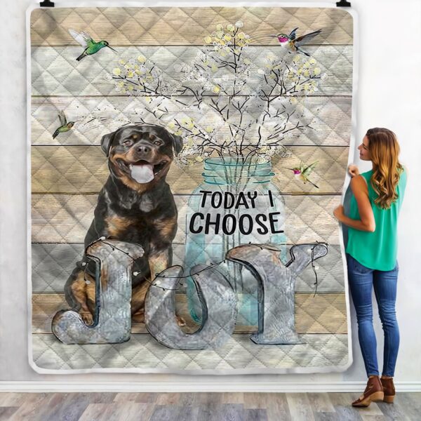 Today I Choose Fleece Blanket Sherpa Blanket