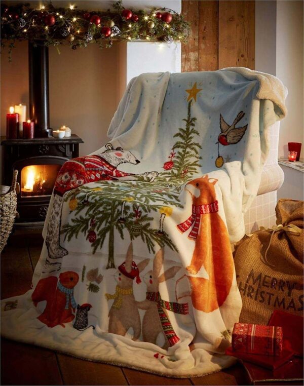 Night Before Christmas Fleece Blanket Sherpa Blanket
