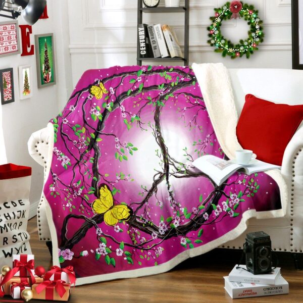 Hippie Fleece Blanket Sherpa Blanket