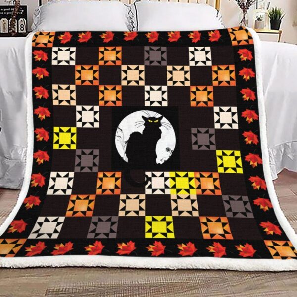 Cat Fleece Blanket Sherpa Blanket
