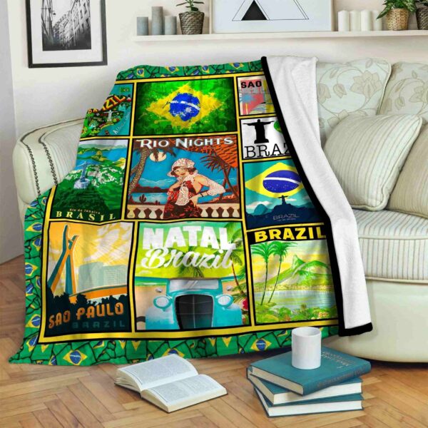 Brazil Fleece Blanket Sherpa Blanket