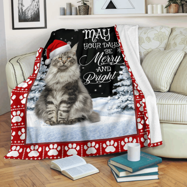Cat Fleece Blanket Sherpa Blanket