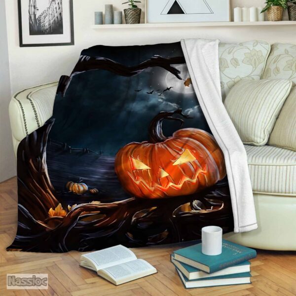 Halloween Fleece Blanket Sherpa Blanket