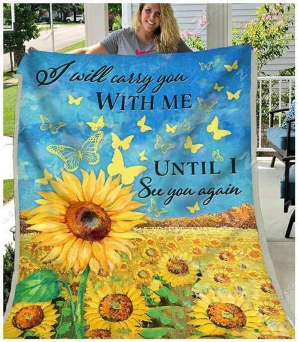 Butterfly See You Again Fleece Blanket Sherpa Blanket
