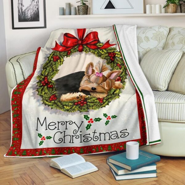 Christmas Yorkshire Fleece Blanket Sherpa Blanket