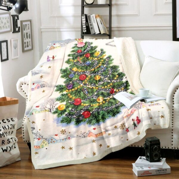 Christmas Fleece Blanket Sherpa Blanket