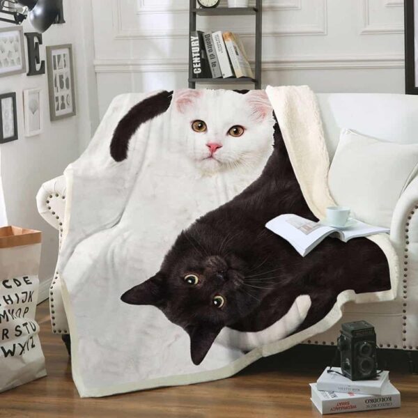 Cats Fleece Blanket Sherpa Blanket