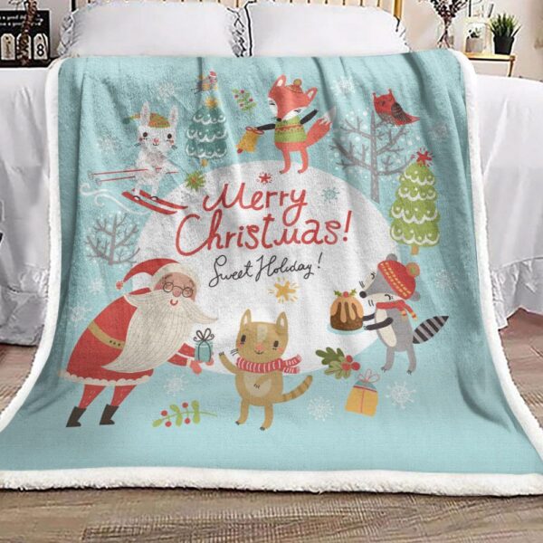 Christmas Fleece Blanket Sherpa Blanket