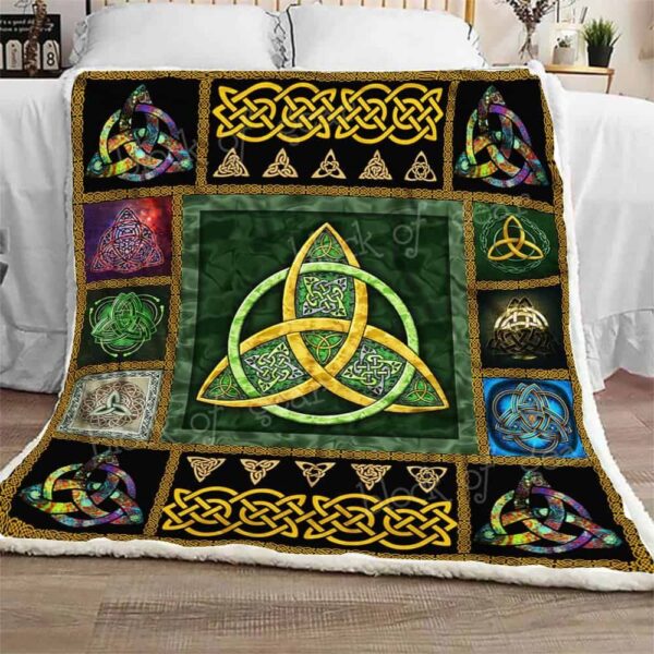 Irish Celtic Fleece Blanket Sherpa Blanket