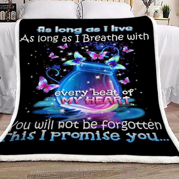 Butterfly Fleece Blanket Sherpa Blanket