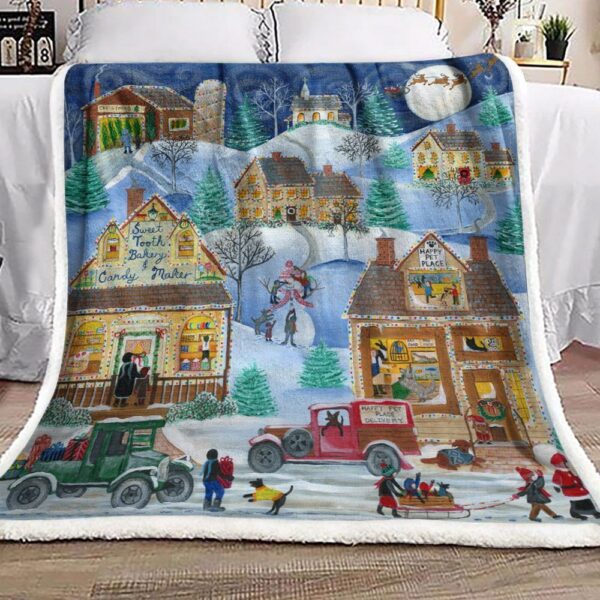 Christmas Fleece Blanket Sherpa Blanket