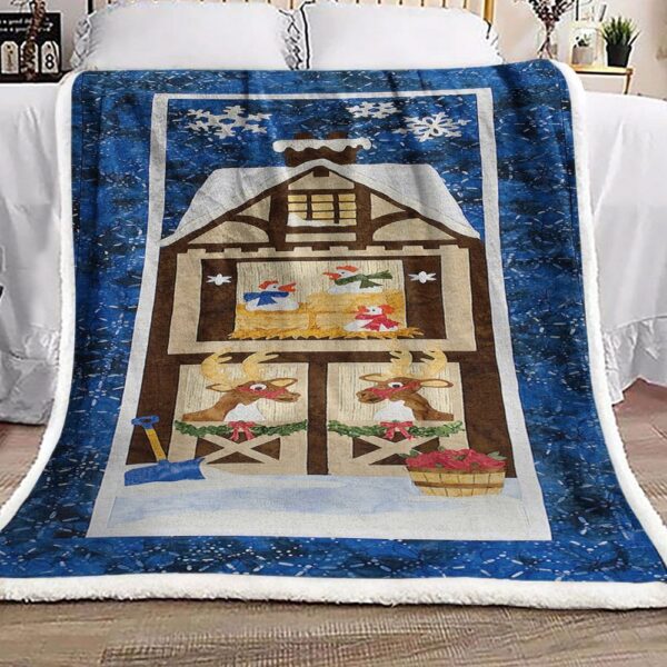 Christmas Fleece Blanket Sherpa Blanket