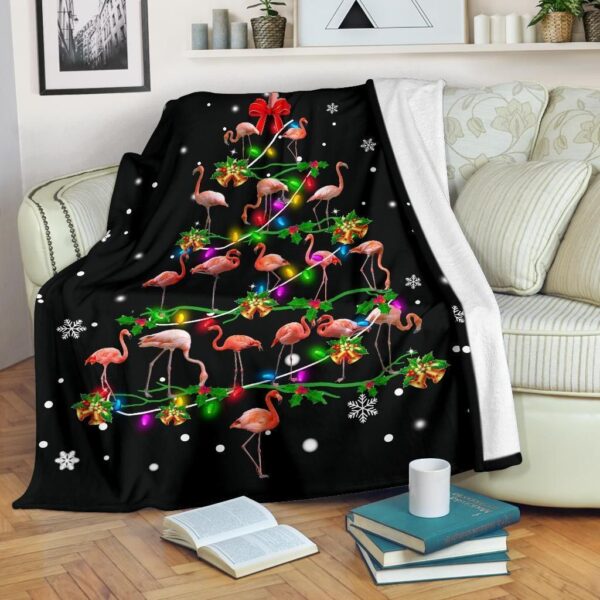 Flamingo Fleece Blanket Sherpa Blanket