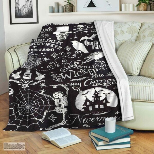Halloween Fleece Blanket Sherpa Blanket