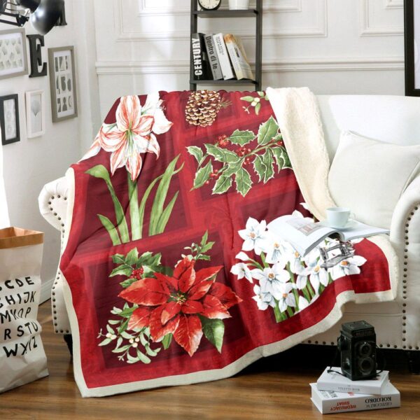 Christmas Fleece Blanket Sherpa Blanket
