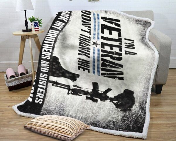 Thanks My Brothers And Sisters Fleece Blanket Sherpa Blanket