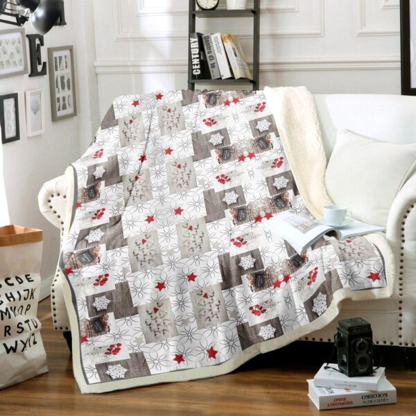 Christmas Fleece Blanket Sherpa Blanket