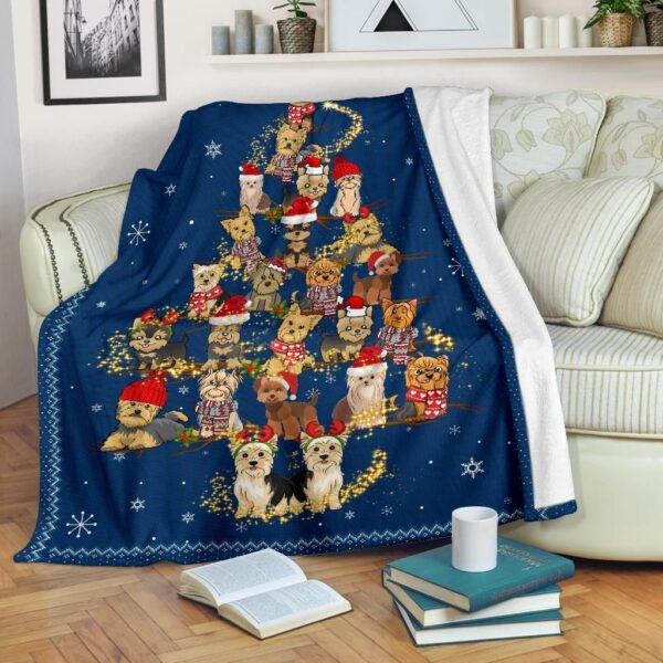 Christmas Yorkshire Fleece Blanket Sherpa Blanket