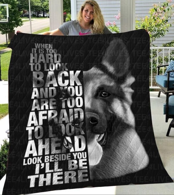 German Shepherd Fleece Blanket Sherpa Blanket