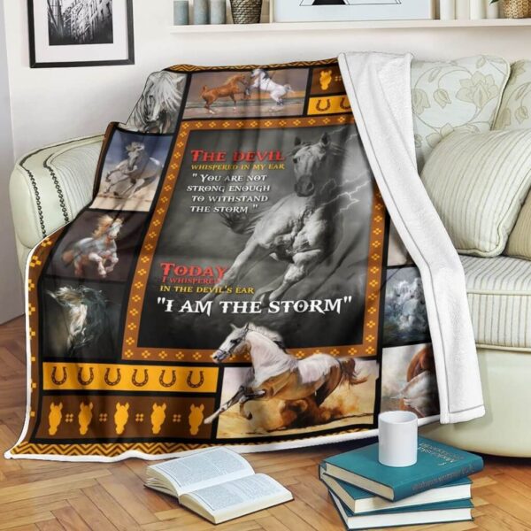 Horse Lover Fleece Blanket Sherpa Blanket