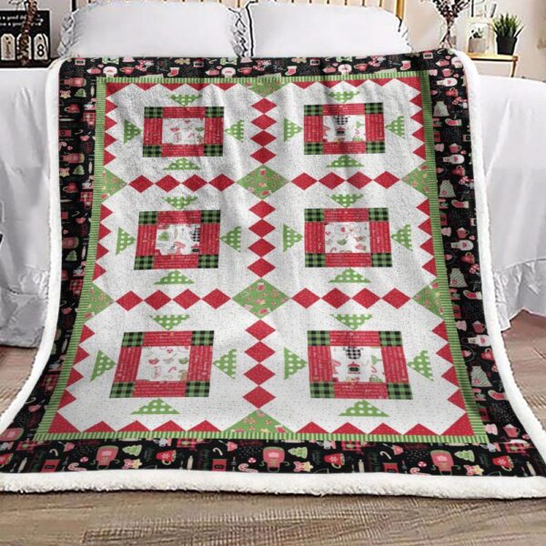 Christmas Fleece Blanket Sherpa Blanket