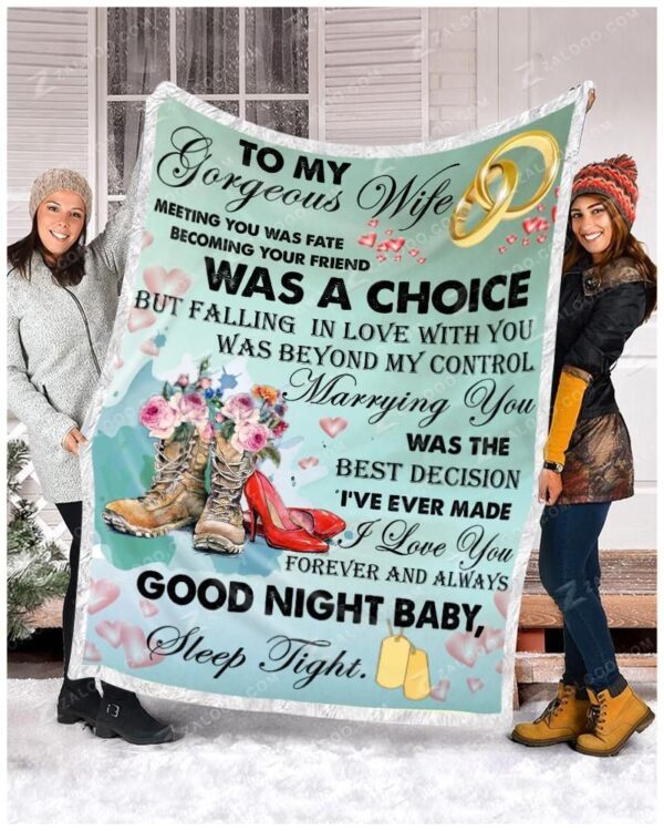 Veteran - The Best Decision I'Ve Ever Made Fleece Blanket Sherpa Blanket