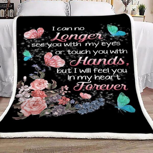 Rose Butterfly Flower Fleece Blanket Sherpa Blanket
