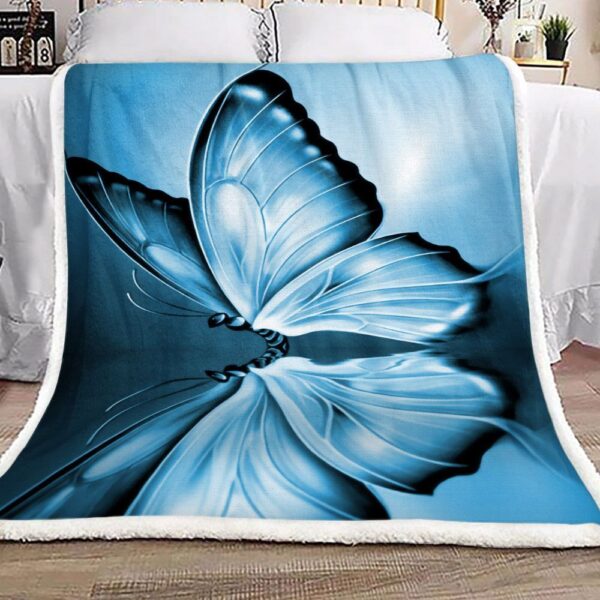 Butterfly Fleece Blanket Sherpa Blanket