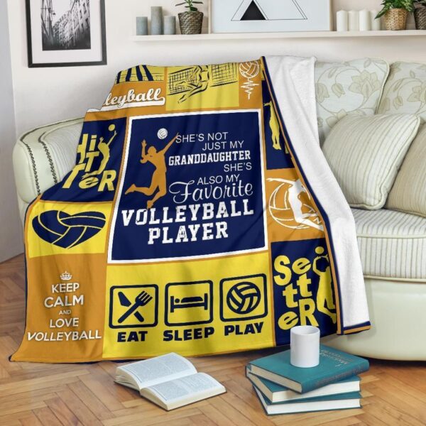 Volleyball Fleece Blanket Sherpa Blanket