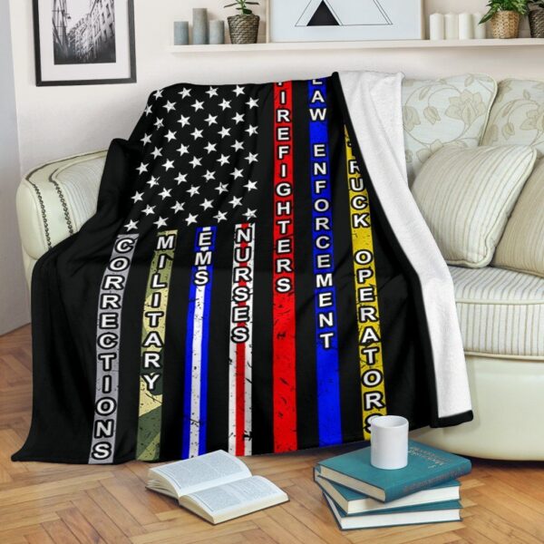 Social Worker No One Fights Alone Fleece Blanket Sherpa Blanket