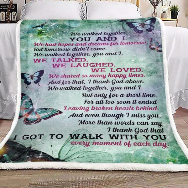 Butterfly Fleece Blanket Sherpa Blanket