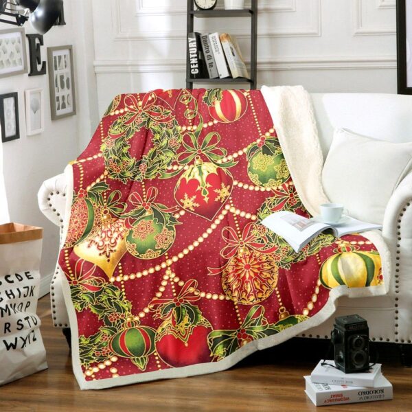 Christmas Fleece Blanket Sherpa Blanket