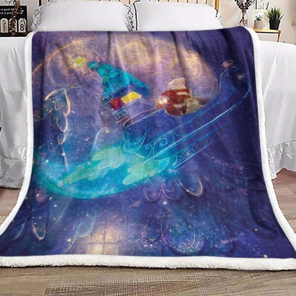 Santa Claus Fleece Blanket Sherpa Blanket
