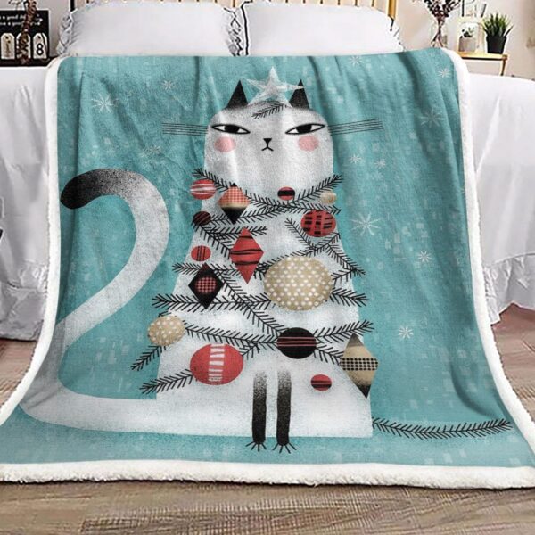 Cat Fleece Blanket Sherpa Blanket