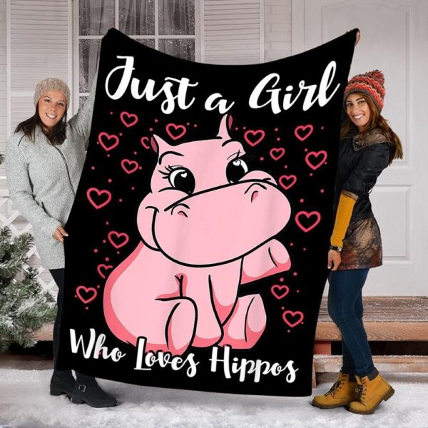 Hippos Fleece Blanket Sherpa Blanket